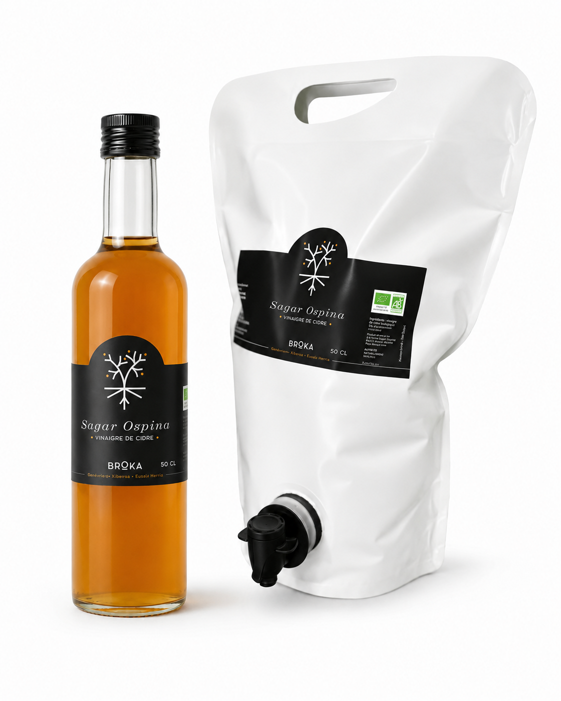 Duo Recharge 1,5 L + bouteille 500 ml BroKa